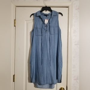 Velvet Heart Denim Dress